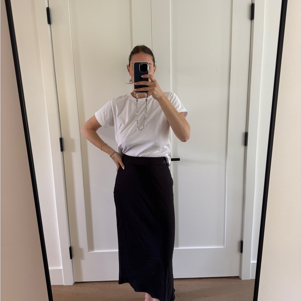 Elegant Black Maxi Skirt